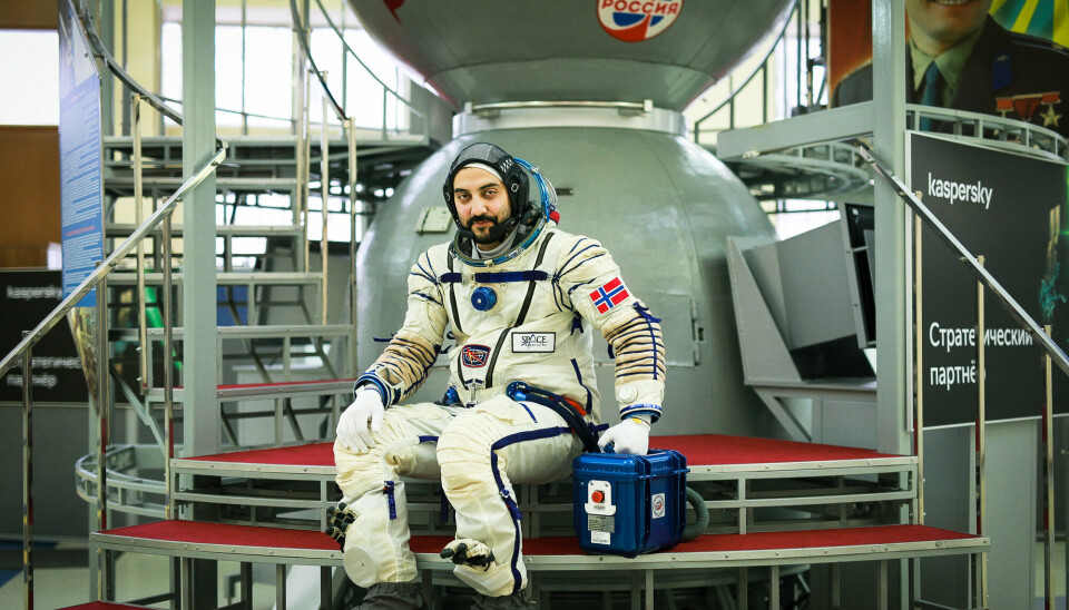 SLUTT: Treningen i Russland for å bli astronaut er slutt, men drømmen om verdensrommet, lever fortsatt, sier Nima Shahinian.