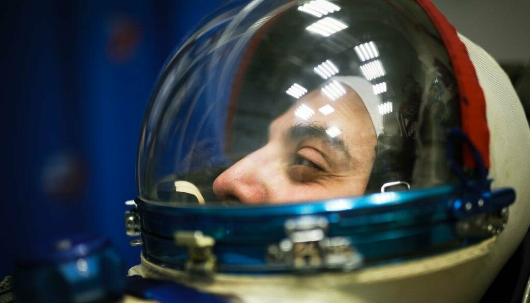 Nima Shahinian har vært på astronauttrening i Russland. Det er det nå slutt på.
