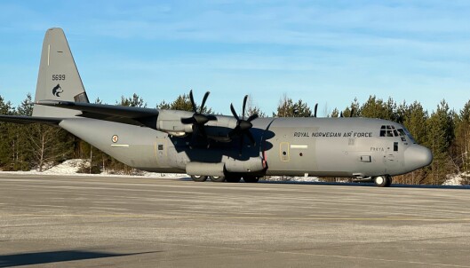 HERCULES: Luftforsvarets Hercules skal frakte våpen til Ukraina. HERCULES: Luftforsvarets Hercules skal frakte våpen til Ukraina.
