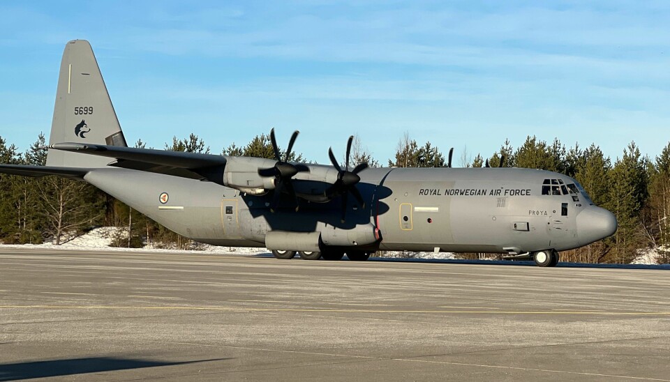 HERCULES: Luftforsvarets Hercules skal frakte våpen til Ukraina.