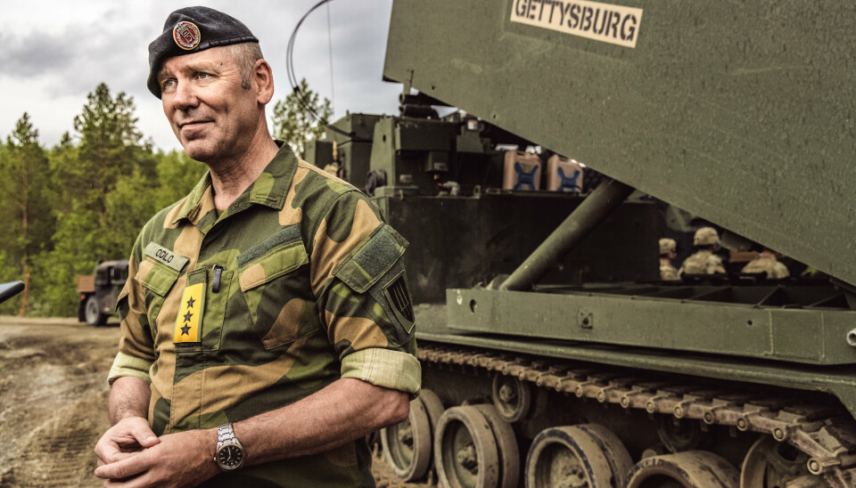 ÅPEN:– Vi har ikke så mye skjule rundt dette, sier generalløytnant Yngve Odlo til NRK om Russlands invitasjon til å observere Nato-øvelsen Cold Response 2022. Bildet er fra øvelsen «Thunderbolt 2021» 10. juni 2021.