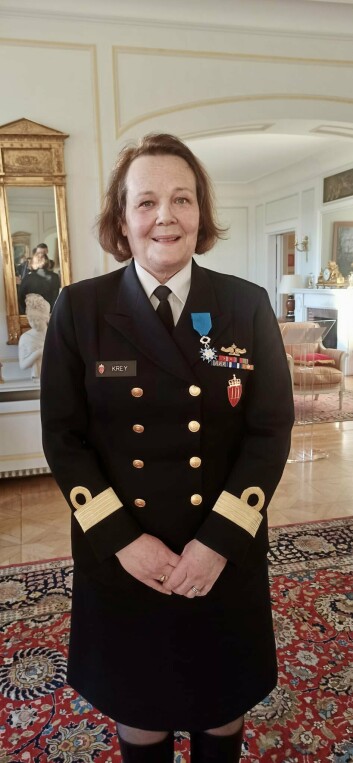 UBÅTSJEF: Solveig Krey er regnet som verdens første kvinnelige sjef på ubåt.