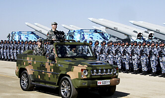 Kina øker forsvarsbudsjettet