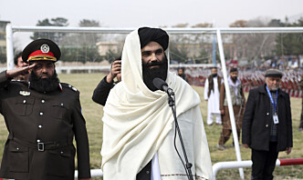 Terror-ettersøkt Taliban-minister viste seg offentlig