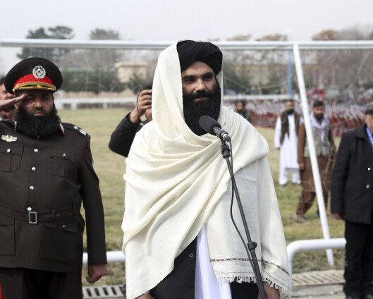 Terror-ettersøkt Taliban-minister viste seg offentlig