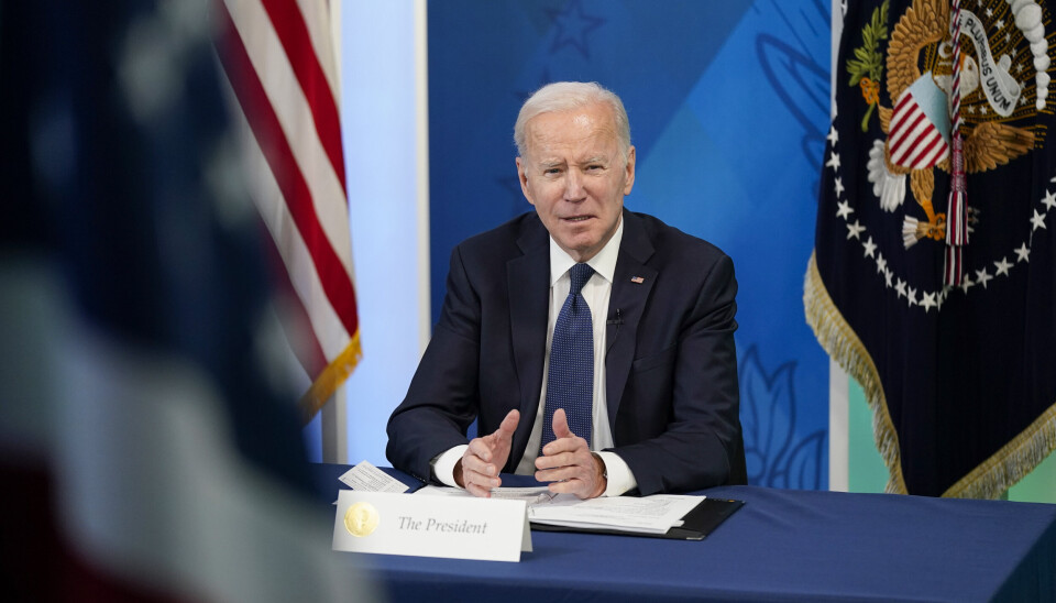 HJELP: President Joe Biden lanserte i forrige uke en stor hjelpepakke til Ukraina. Natt til torsdag ble pakken vedtatt i Representantenes hus.