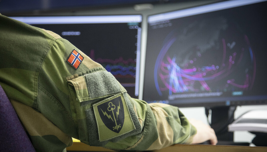 OVERFORBRUK: Forsvaret har et overforbruk for rundt 700 millioner kroner på IT- og datautstyr. På bildet er Cybersikkerhetssenteret på Jørstadmoen.