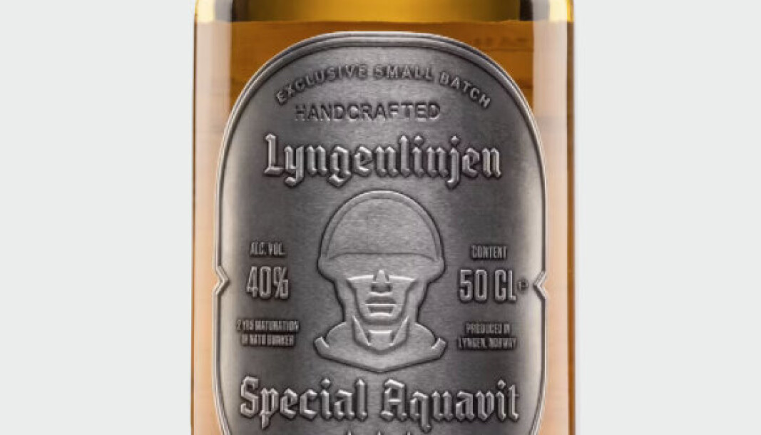 TREKKES: Lyngenlinjen Special Aquavit trekkes fra markedet, opplyser produsenten Aurora Spirit. TREKKES: Lyngenlinjen Special Aquavit trekkes fra markedet, opplyser produsenten Aurora Spirit.