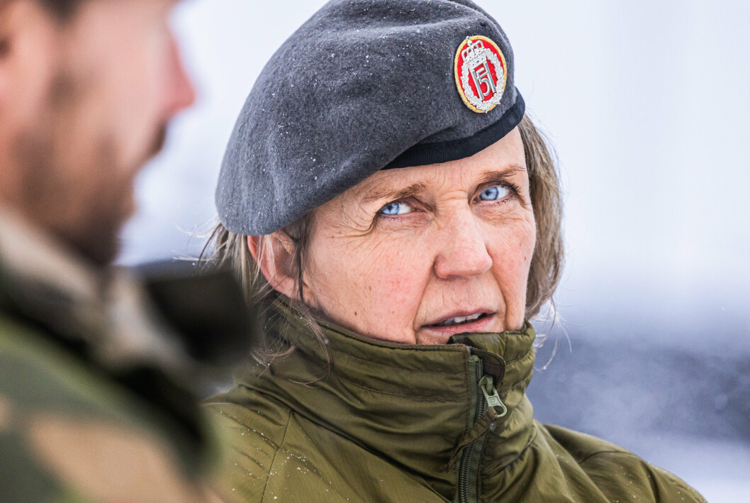 DEKORERT: Sjefen for Heimevernet, generalmajor Elisabeth Michelsen. Bildet er tatt i januar 2021.