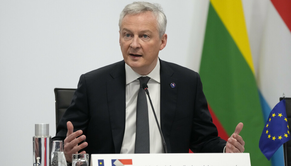 BOIKOTT: Frankrikes finansminister Bruno Le Maire kaller EUs nye sanksjoner «historiske».