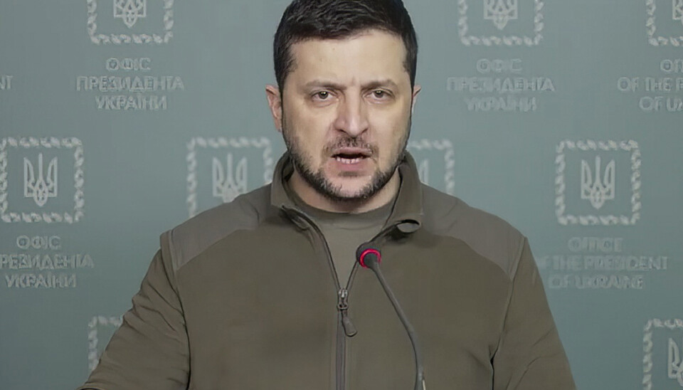 MEDLEMSKAP: Ukrainas president Volodymyr Zelenskyj har ingen tro på Nato-medlemskap for landet.