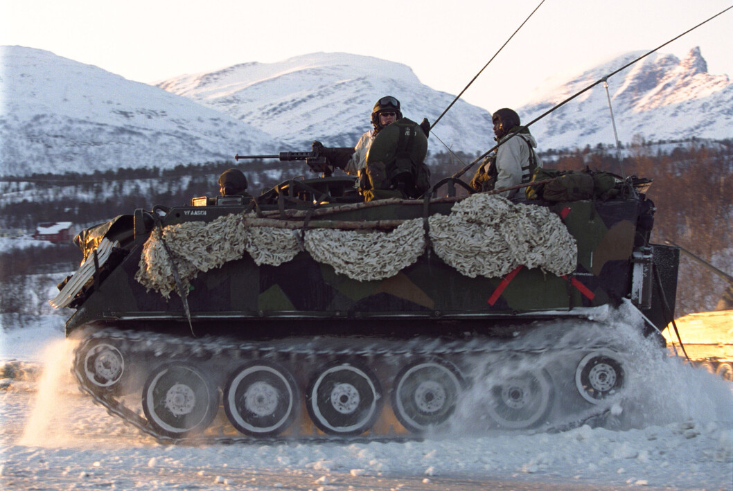 BELTEVOGN: M 113 er i bruk i over 50 land inkludert Norge, og finnes i en stor mengde varianter. Her under en tidligere vinterøvelse. BELTEVOGN: M 113 er i bruk i over 50 land inkludert Norge, og finnes i en stor mengde varianter. Her under en tidligere vinterøvelse.