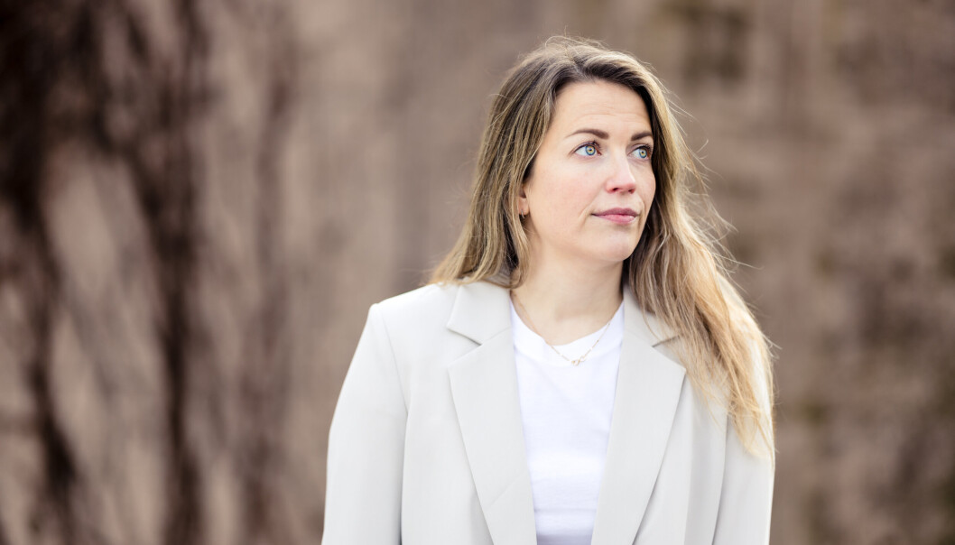 Portrett med Karen-Anna Eggen. Portrett med Karen-Anna Eggen.
