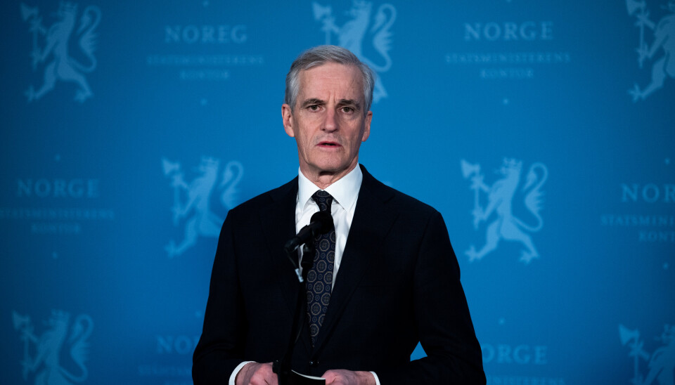 LØFTE: Pressekonferanse med Jonas Gahr Støre om Russlands invasjon av Ukraina.