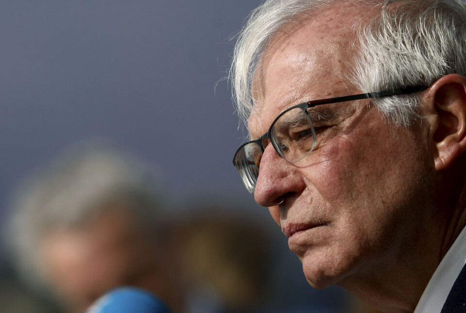 ØDELEGGELSER: Josep Borrell, EUs utenrikssjef, kaller Russlands angrep på Ukraina for krigsforbrytelser. ØDELEGGELSER: Josep Borrell, EUs utenrikssjef, kaller Russlands angrep på Ukraina for krigsforbrytelser.