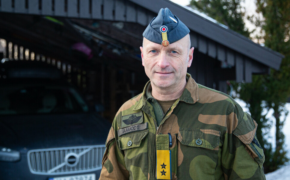 FYLLER LAGRE: Sjefen for Forsvarets logistikkorganisasjon, generalmajor Lars Christian Aamodt, deltok på seilasen mandag. Dette bildet er fra januar.