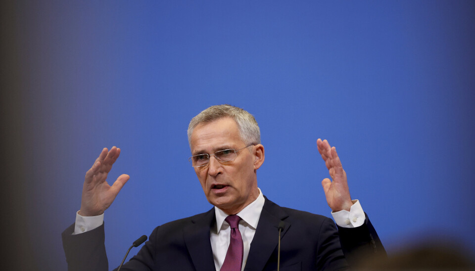 PLAN: Natos generalsekretær Jens Stoltenberg sier i en pressekonferanse at Nato planlegger fire nye stridsgrupper.