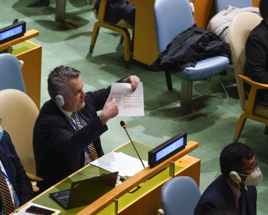 FN-vedtak: Russland har ansvaret for den humanitære krisen i Ukraina