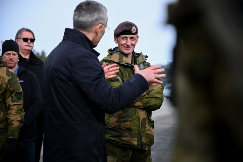 ENIGE: Natos generalsekretær Jens Stoltenberg og Forsvarssjef Eirik Kristoffersen er enige om at ikke alt handler om Ukraina.
