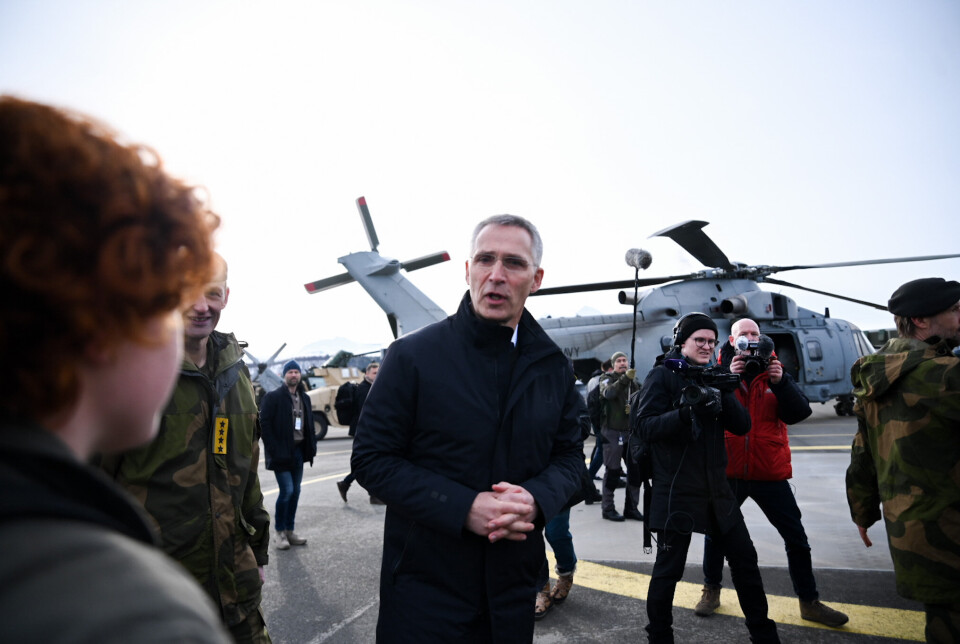 HELIKOPTERPROBLEMER: Stoltenberg sa at gjennom alle hans år som statsminister så hadde det vært problemer med NH90.