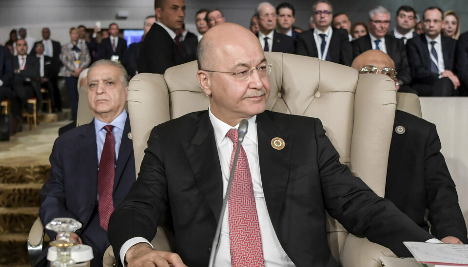 VALG: Irak har igjen mislyktes med å velge landets nye president. Bildet er av Barham Saleh, som har vært president siden 2018 og er en av kandidatene, tatt den 31. mars 2019.
