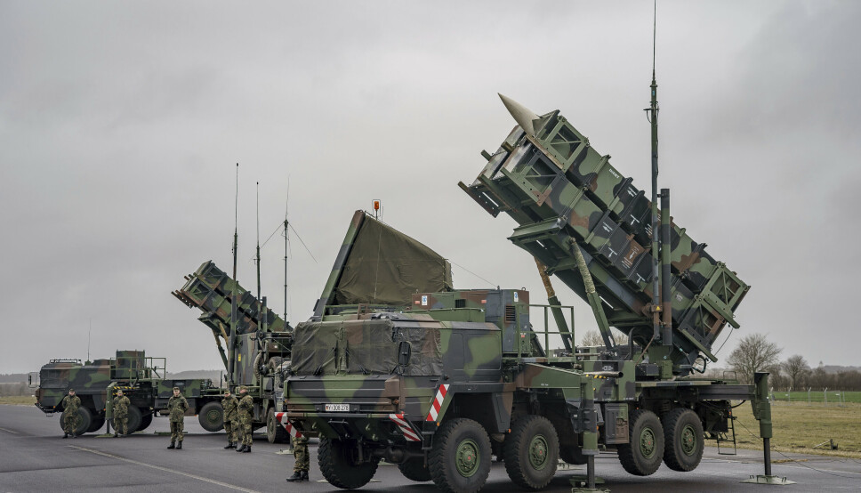 LUFTVERN: Det tyske luftvernsystemet MIM-104 Patriot er designet for å bekjempe mål i luften. Det tyske forsvaret har våpensystemer av denne typen i Slovakia, for å styrke Natos tilstedeværelse i øst.