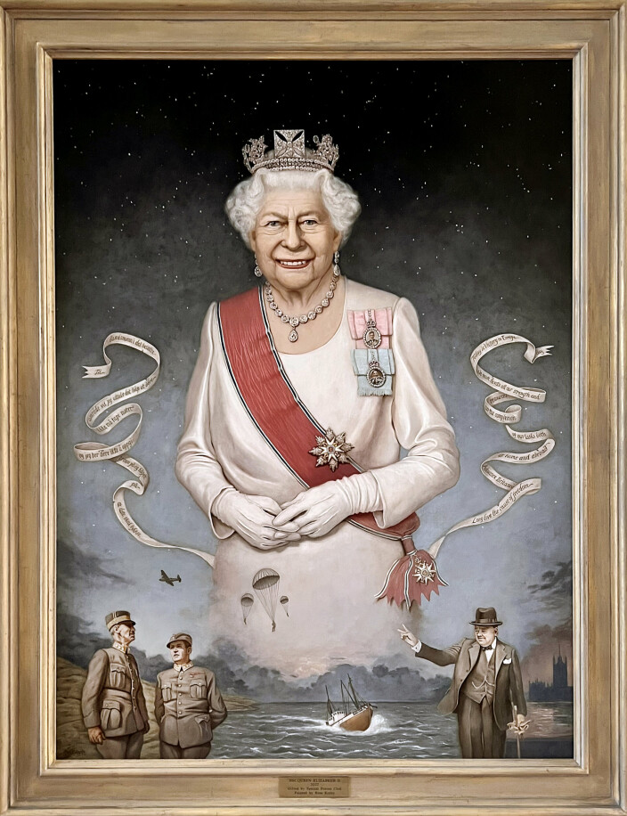 ELIZABETH: Ross Kolbys portrett av dronning Elizabeth II.