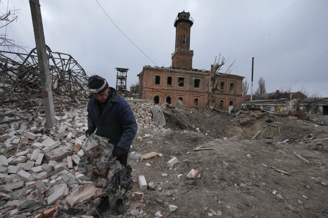 MINER: Kharkiv har vært utsatt for massive russiske angrep siden invasjonen av Ukraina 24. februar.Ifølge Human Rights Watch har russiske styrker plassert ut antipersonellminer i regionen.