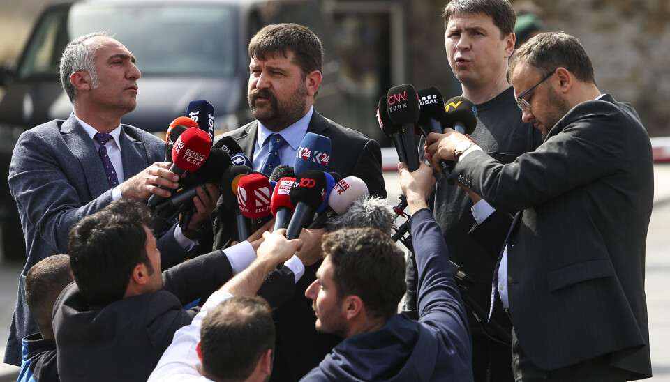 TYRKIA: Mykhailo Podolyak er den ukrainske presidentens rådgiver og var en del av delegasjonen som reiste til Istanbul.