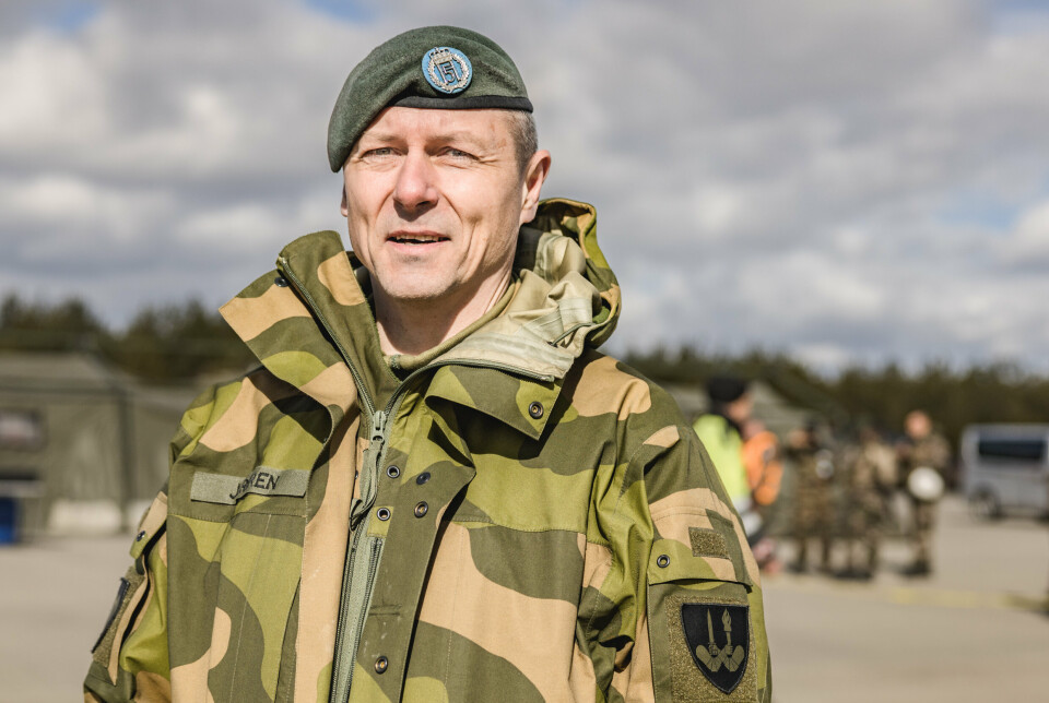 Oberstløytnant Espen Jargren, sjef Forsvarets ABC-skole