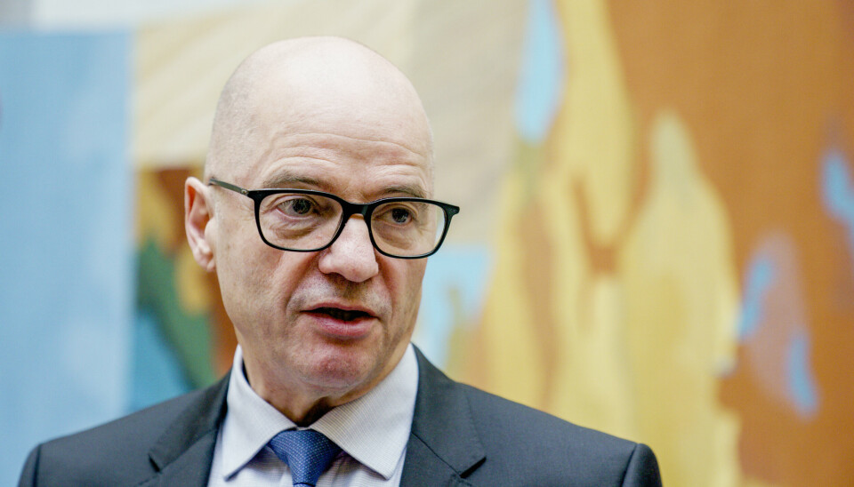 VARSEL: Senterpartiet har mottatt varsel om en 20 år gammel sak angående forsvarsminister Odd-Roger Enoksen.
