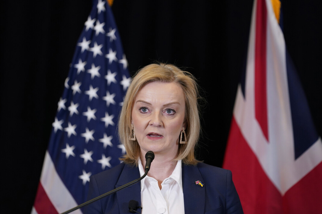 SUSPENDERES: Storbritannias utenriksminister mener Russland bør suspenderes fra FNs sikkerhetsråd. Bildet er fra hennes tale til Atlantic Council den 10. mars 2022. SUSPENDERES: Storbritannias utenriksminister mener Russland bør suspenderes fra FNs sikkerhetsråd. Bildet er fra hennes tale til Atlantic Council den 10. mars 2022.