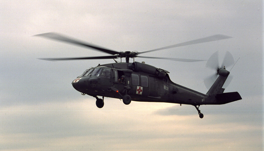 ULYKKE: To amerikanske Black Hawk-helikopter var involvert i en hendelse på en base i Georgia. Hendelsen granskes. ULYKKE: To amerikanske Black Hawk-helikopter var involvert i en hendelse på en base i Georgia. Hendelsen granskes.