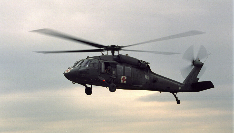 AMERIKANSK: Et UH-60 Black Hawk helikopter. Illlustrasjonsfoto.