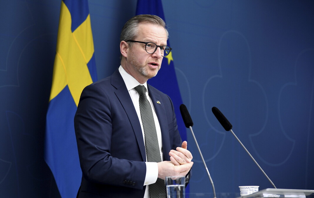 MØTE: Sveriges finansminister Mikael Damberg (S) var i Finland på toppmøte forrige uke.