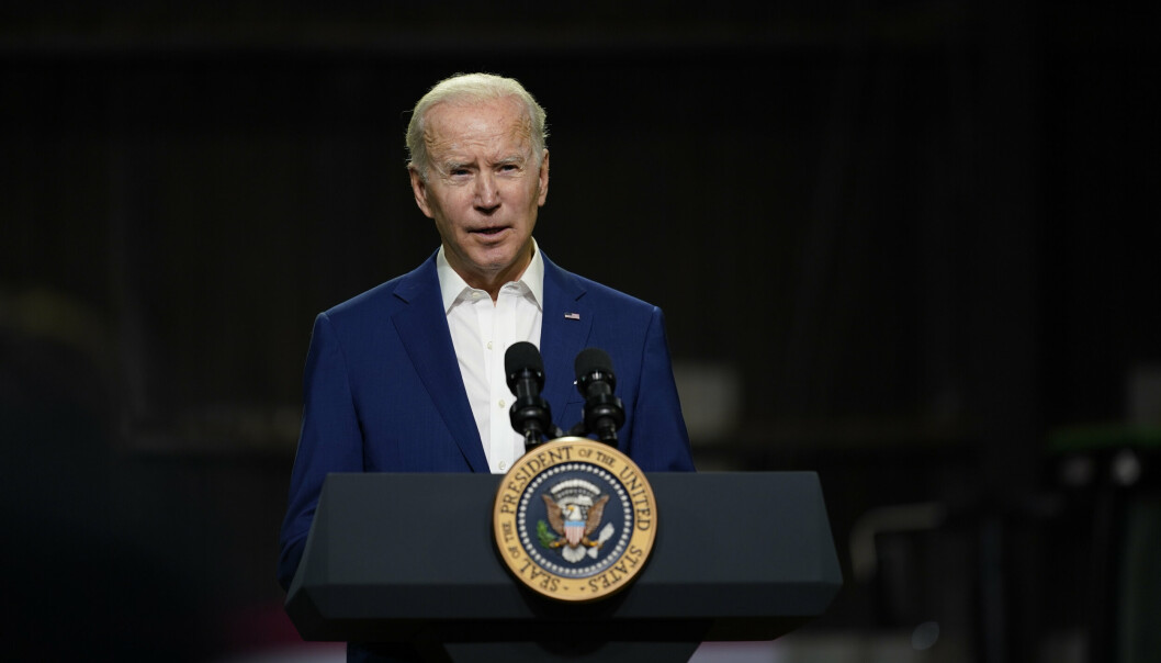 FOLKEMORD: USAs president Joe Biden mener Russland og president Vladimir Putin står bak et folkemord i Ukraina.