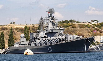Russland bekrefter: Flaggskipet Moskva har sunket i Svartehavet