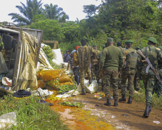 15 drept av fulle soldater i Kongo
