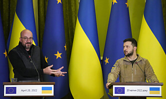 Michel: – EU vil gjøre alt for å hjelpe Ukraina å vinne krigen