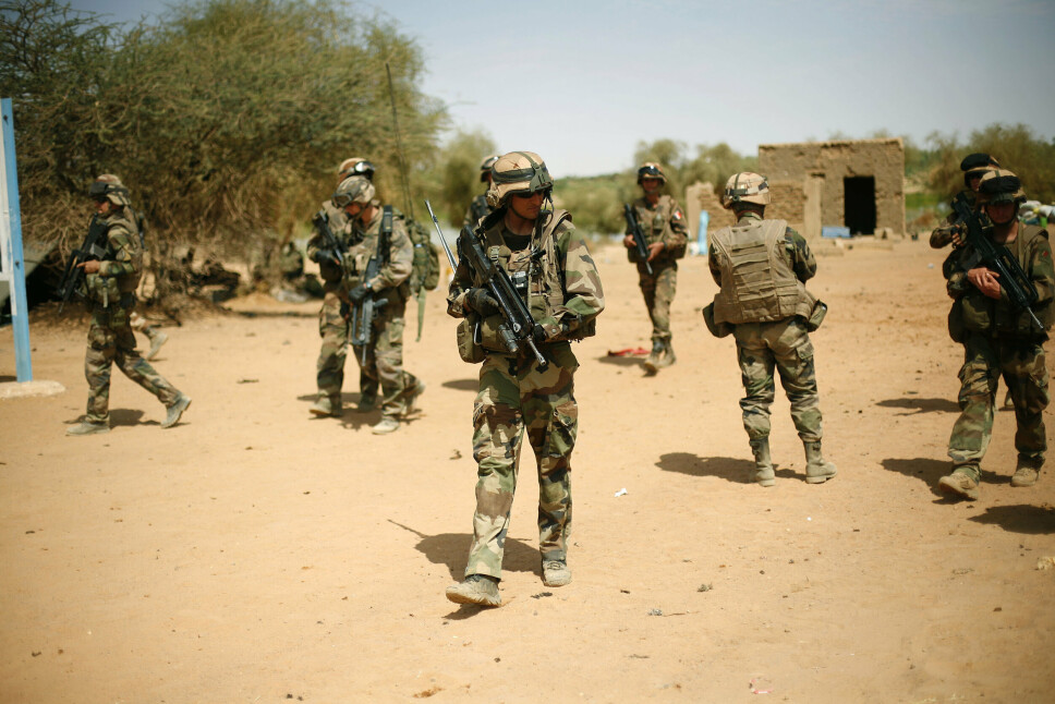 GAO: Franske soldater i Gao, nord i Mali.
