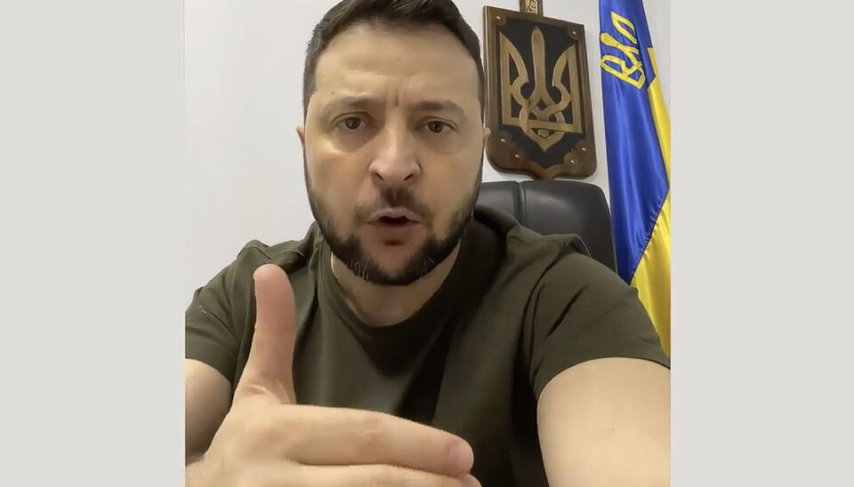 ZELENSKYJ: Ukrainas president Volodymyr Zelenskyj er sikker på at Russland ikke kommer til å seire.