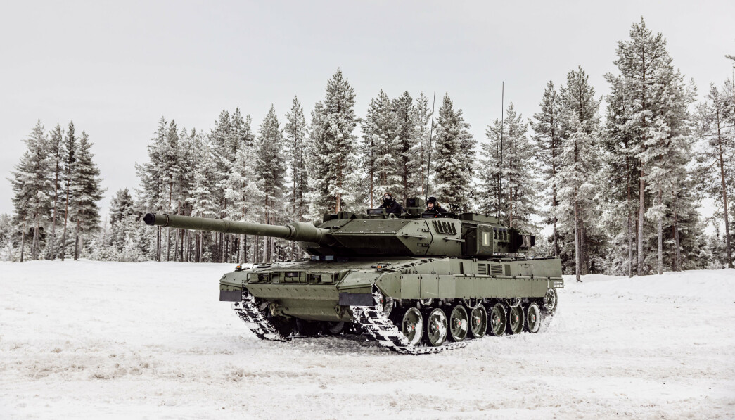 LEOPARD PÅ RENA: Stridsvognene som angivelig skal sendes til Ukraina er av typen 1A5, en type som også Norge har. Den avbildede stridsvognen er også en Leopard, men av typen 2A7.