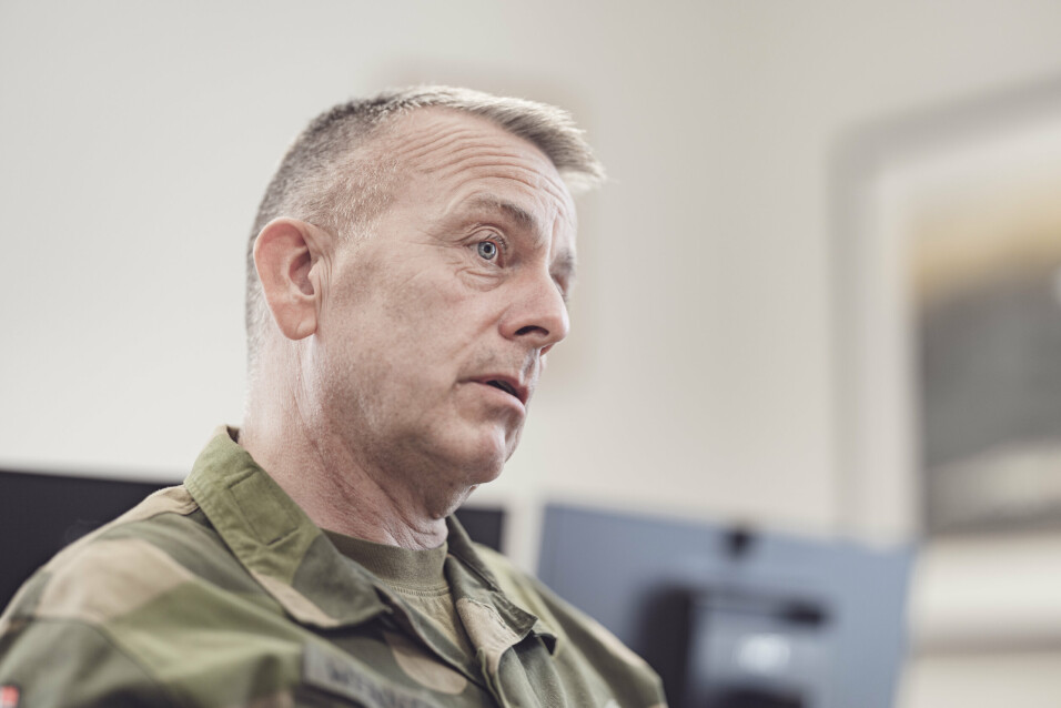 HOLDNINGER: – Vi bygger holdninger, ferdigheter, robusthet og kunnskap, sier sjefssjersjant for Forsvaret Rune Wenneberg.
