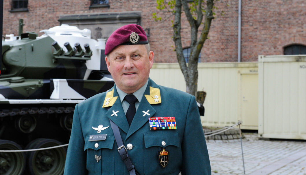 PENSJONIST: Generalmajor Torgeir Gråtrud går av som sjef FS og Christian Harstad tar over som midlertidig sjef.