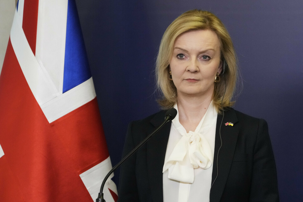 STØTTE: Storbritannia lover 27 milliarder kroner i militærstøtte til Ukraina neste år i følge statsminister Liz Truss.