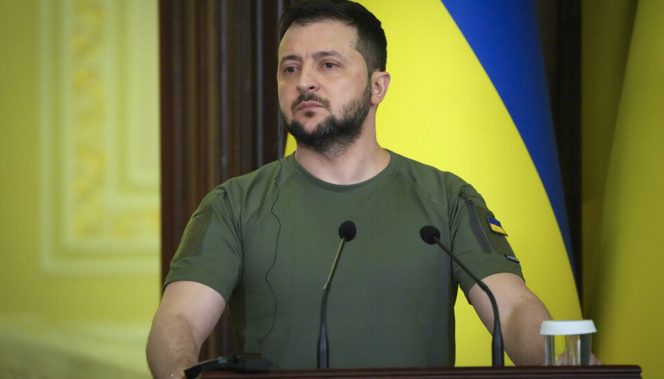 MILLIARDER: Krigen har forårsaket skader i Ukraina som vil koste 600 milliarder kroner å reparere, ifølge president Volodymyr Zelenskyj.