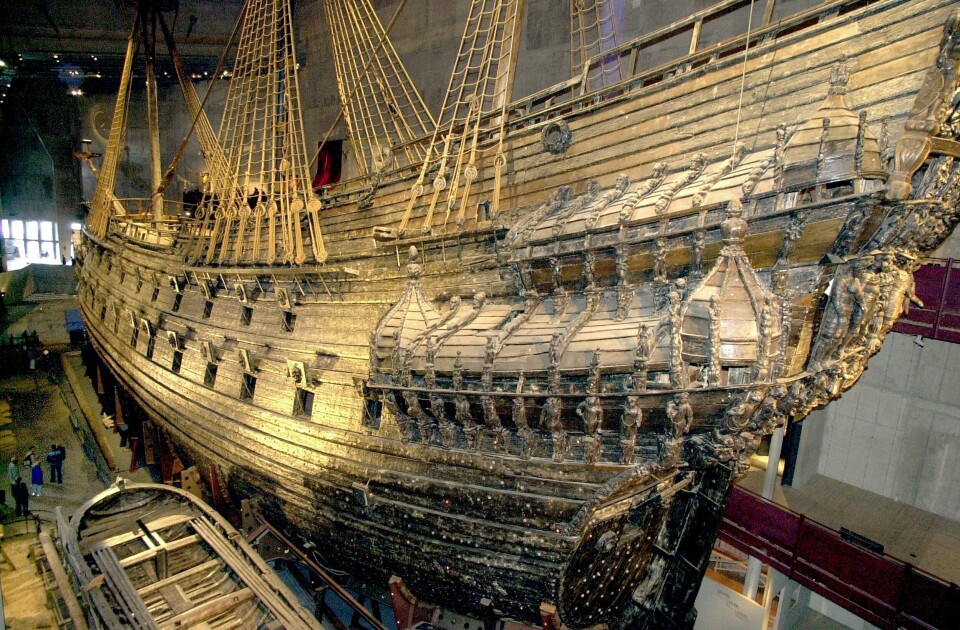 SVENSKEVITS: Vasaskipet står nå på museum i Stockholm.