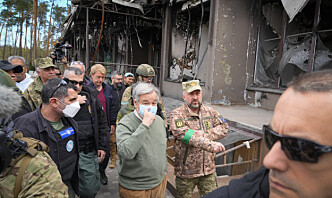 Angrep mot Kyiv mens Guterres besøkte byen