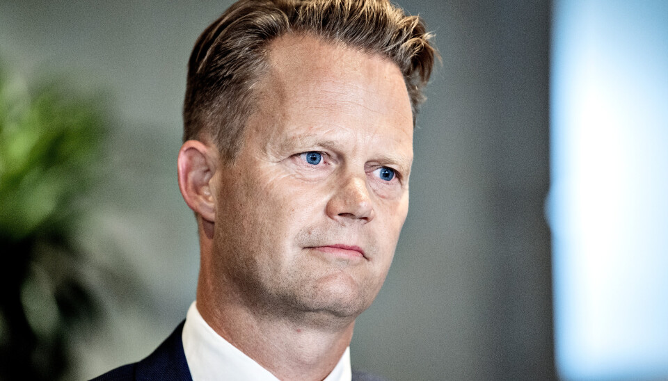 DIPLOMATI: Danmarks utenriksminister Jeppe Kofod er mandag på plass i Kyiv, hvor danskene nå vil gjenåpne ambassaden. Foto: Nils Meilvang, Ritzau, NTB