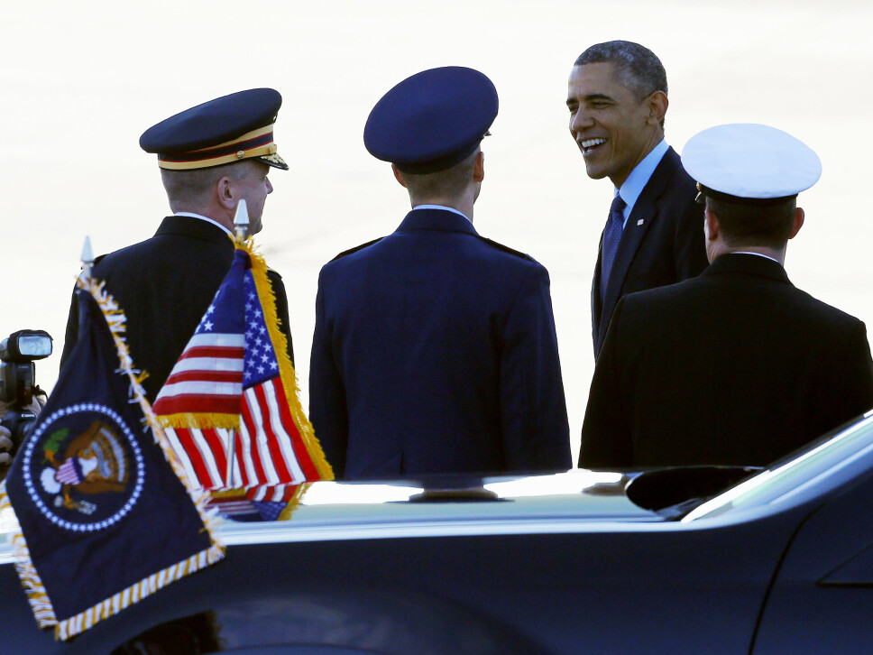 BASEPOLITIKK: Tidlegare president i USA, Barack Obama. Dreiinga av strategi mot Stillehavet og Kina som motstandar, gjekk føre seg alt under Obama-administrasjonen.
